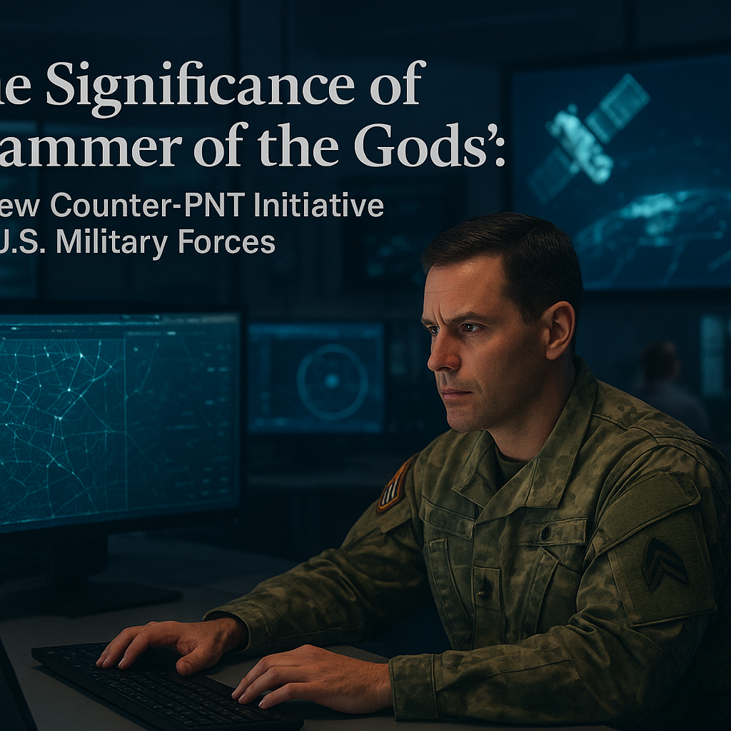 The Significance of 'Hammer of the Gods': A New Counter-PNT Initiative by U.S. Military Forces